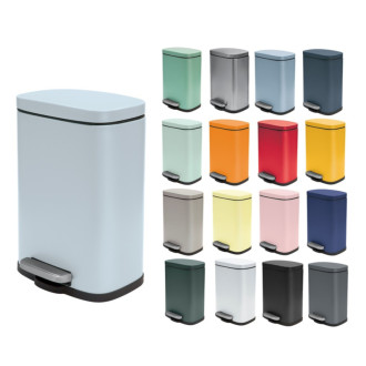 Spirella pedálový odpadkový kôš AKIRA matná ľadovo modrá oceľ 5 L 10.20814