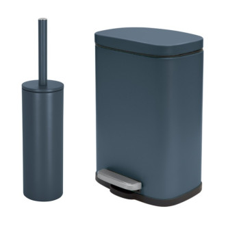 Spirella pedálový odpadkový kôš AKIRA matná petrolejová oceľ 5 L 10.20815
