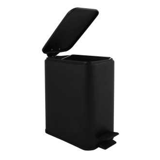 Spirella pedálový odpadkový kôš ERIK mätná čierna oceľ 5 L 10.20497