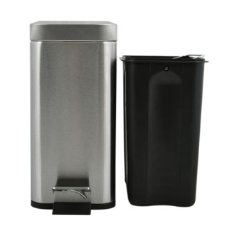 Spirella pedálový odpadkový kôš ERIK kefovaná nerez oceľ 5 L 10.20498
