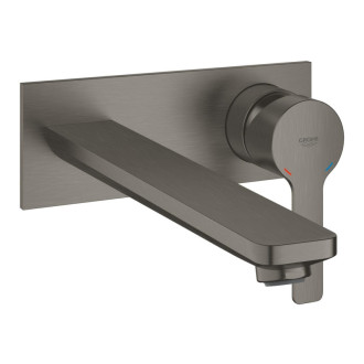 Umývadlová batéria Grohe Lineare bez podomietkového telesa kartáčovaný Hard Graphite 23444AL1