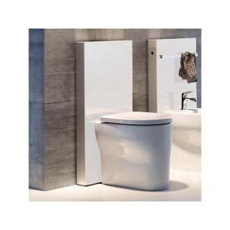 GEBERIT Monolith modul pre stojace WC, biele sklo/hliník 131.002.SI.1