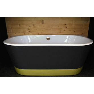 Voľne stojaca vaňa VICA NEW s pásom, sifón s prepadom