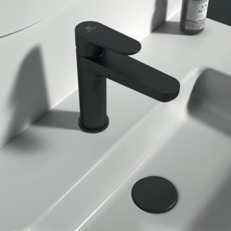 Umývadlová batéria Ideal Standard Cerafine O/Alu+ s clic-clacom silk black BD131XG