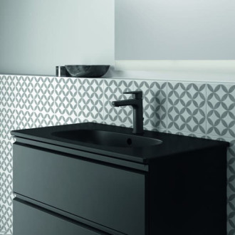 Umývadlová batéria Ideal Standard Cerafine O/Alu+ s clic-clacom silk black BD131XG