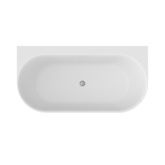 Vaňa Freedom Wall Tec (Vaňa Freedom Wall Tec 170x87, voľne stojaca, biela, krytka odtoku chróm)