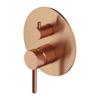 Omnires Y nadomietkový diel sprchovej batérie 2cestné, meď kartáčovaná Y1247ROCPB