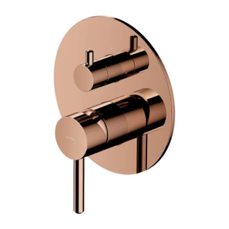 Omnires Y nadomietkový diel sprchovo-vaňovej batérie 3cestné, meď lesk Y1248ROCP