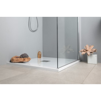 Sprchová vanička štvorcová Polysan Flexia 80x80 cm liaty mramor 72941