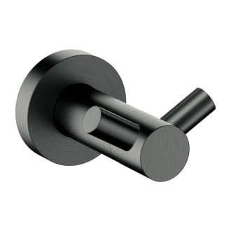 Omnires MODERN PROJECT Dvojitý háčik, kartáčovaný grafit MP60120GR