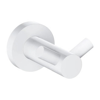 Omnires MODERN PROJECT dvojitý háčik, biela mat MP60120WM