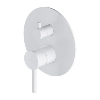 Omnires Y nadomietkový diel sprchovo-vaňovej batérie 3cestné, biela mat Y1248ROWM