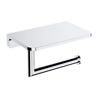 Omnires MODERN PROJECT držiak toaletného papiera s policou, chróm lesk MP60511CR