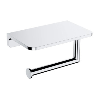 Omnires MODERN PROJECT držiak toaletného papiera s policou, chróm lesk MP60511CR