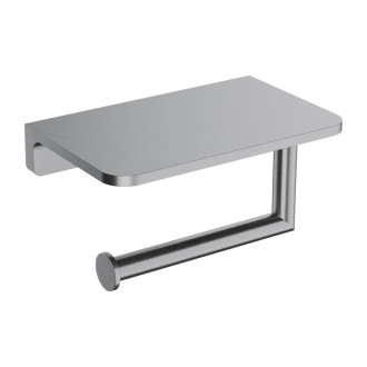 Omnires MODERN PROJECT držiak toaletného papiera s policou, nikel kartáčovaný MP60511NI