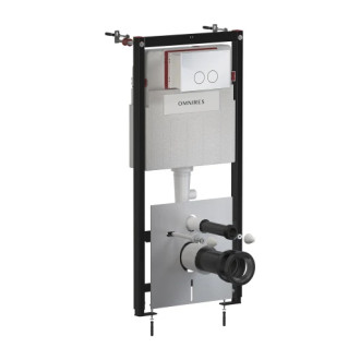 Omnires STRONGFRAME + MINIMAL podomietkový WC set, chróm lesk STFWC1M-RCR