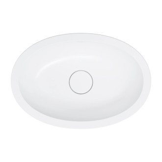 Omnires SHELL M+ podomietkové umývadlo, 48 x 31 cm, biela mat SHELL480UPBM