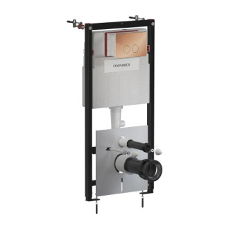 Omnires STRONGFRAME + MINIMAL podomietkový WC set s ECO splach, meď lesk STFWCECO1M-RCP