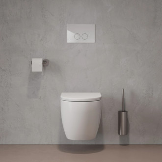 Omnires STRONGFRAME + MINIMAL podomietkový WC set s ECO splach, biela lesk STFWCECO1M-RBP