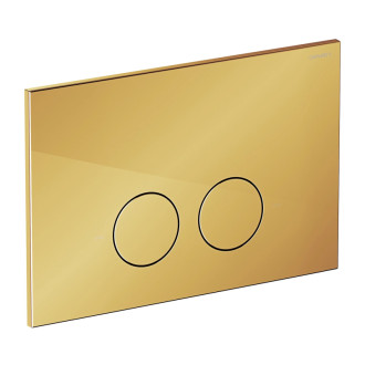 Omnires STRONGFRAME + MINIMAL podomietkový WC set s ECO splach, zlatá lesk STFWCECO1M-RGL