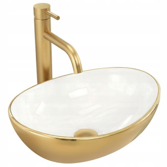 REA Umývadlo na dosku Basaro Sofia - Bielozlaté BAS-U1007