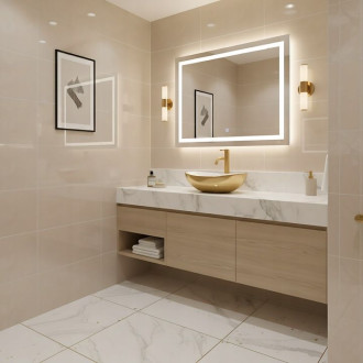 REA Umývadlo na dosku Basaro Sofia - Bielozlaté BAS-U1007