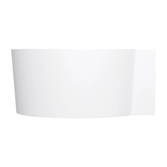 Omnires OVO M+ rohová guľatá vaňa, 120 x 120 cm, biela mat OVO120WNBM