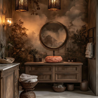 REA Umývadlo na dosku Mika Terracotta REA-U7349