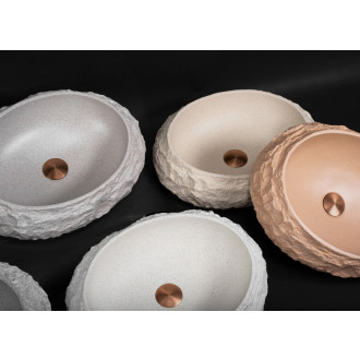 REA Umývadlo na dosku Mika Warm Beige REA-U7347