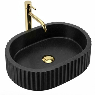 REA Umývadlo na dosku Margaret Black REA-U7344