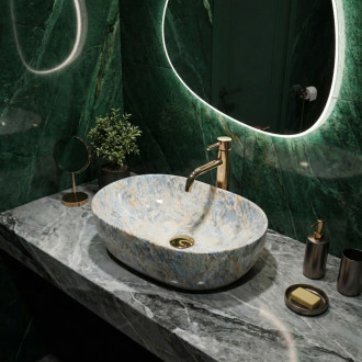 REA Umývadlo na dosku Amelia Ruststone 48 REA-U0625