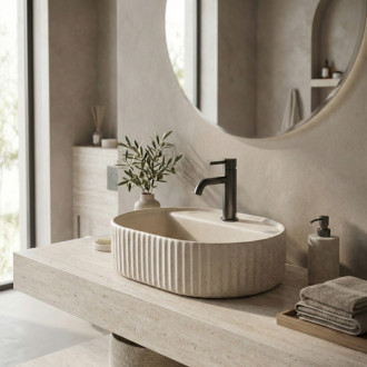 REA Umývadlo na dosku Marcela 50 Vanilla REA-U3516