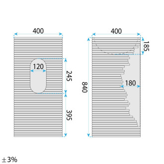 REA Voľne stojace umývadlo Travena Square REA-U3534