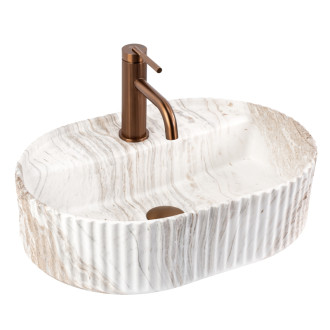 REA Umývadlo na dosku Marcela 50 Vanilla REA-U3514