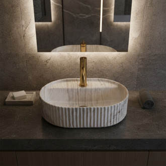 REA Umývadlo na dosku Marcela 50 Vanilla REA-U3514