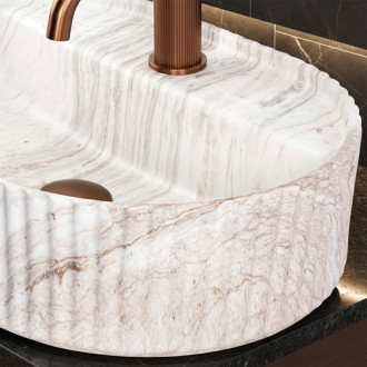 REA Umývadlo na dosku Marcela 50 Vanilla REA-U3514