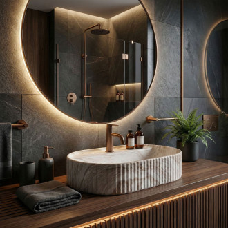 REA Umývadlo na dosku Marcela 60 Vanilla REA-U3517