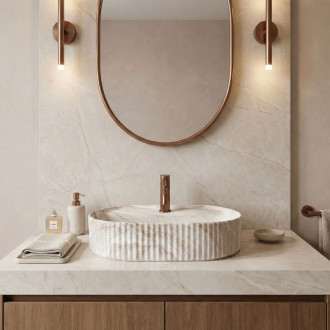 REA Umývadlo na dosku Marcela 60 Vanilla REA-U3517