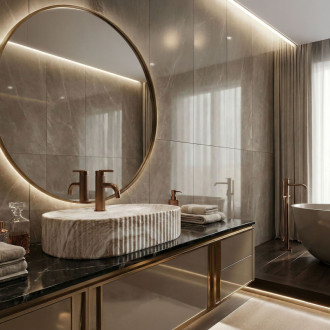 REA Umývadlo na dosku Marcela 60 Vanilla REA-U3517