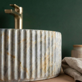 REA Umývadlo na dosku Marcela 60 Ruststone REA-U3518