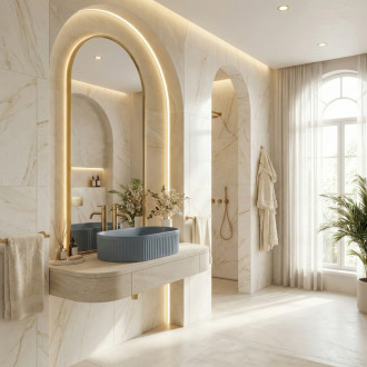 REA Umývadlo na dosku Vanda Blueberry Matt REA-U3535