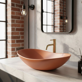 REA Umývadlo na dosku ROYAL Cinnamon Matt REA-U3530