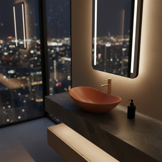 REA Umývadlo na dosku ROYAL Cinnamon Matt REA-U3530