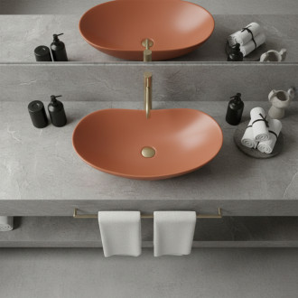 REA Umývadlo na dosku ROYAL Cinnamon Matt REA-U3530