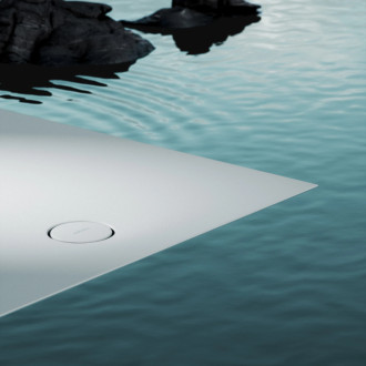 Omnires AQUAROCK kompozitná sprchová vanička, 90 x 100 cm, biela mat AQUAROCK90-100BM