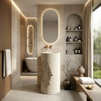 REA Voľne stojace umývadlo Travena Round REA-U3533