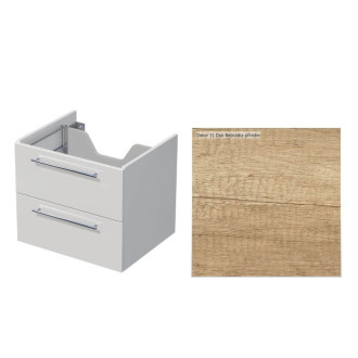 Kúpeľňová skrinka pod dosku s 2 zásuvkami Naturel Ratio 80x56x50 cm dub Nebraska prírodná ZB802Z56.31