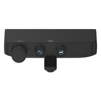 Vaňová batéria Grohe Grohtherm Smartcontrol s poličkou phantom black 102168KF00