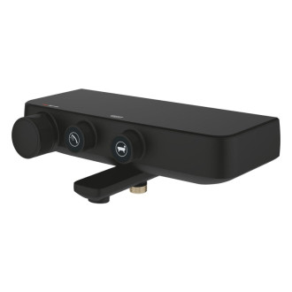 Vaňová batéria Grohe Grohtherm Smartcontrol s poličkou phantom black 102168KF00