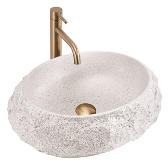 REA Umývadlo na dosku Mika Beige REA-U4332